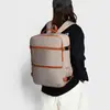 Mochila de Viaje de Negocios Popular Transfronteriza de Color Contrastante Compartimento Seco y Húmedo Mochila Doble Ligera Simple para Viajes Ocio