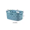 Cesta Grande de Plástico con Patrón de Diamantes para Ropa Sucia, Cubo de Lavandería para Baño, Cesta para Ropa Sucia para el Hogar, Cubo para Almacenamiento de Juguetes