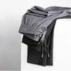 Pantalones casuales nuevos de verano para hombre cintura elástica deportivos de pierna recta con caída transpirables antiarrugas secado rápido pantalones frescos