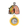 Relógio de bolso médico de animal de desenho animado, relógio de bolso retrátil para enfermeiro e médico, relógio de bolso fofo, fivela de puxar fácil transfronteiriça, relógio anti-perda