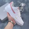 Tênis Putian Air Force One casual branco, tênis esportivo versátil Nike de cano baixo, tênis AF1 clássico branco puro
