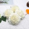 Cabeça de flor de peônia artificial de alta qualidade nova cabeça de flor de peônia parede de flores DIY casamento decoração de fundo de sala de estar atacado