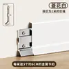 Rodapé em Liga de Alumínio Metal Floor Skirting Aço Inoxidável Tipo Encaixe Espessado Decoração de Casa Acabamento de Canto Mercadoria de Engenharia Spot
