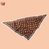 Novo Estilo Lenço Triangular de Sarja Feminino com Estampa Geométrica de Bolinhas Redondas, Xale de Proteção Solar para Viagem, Fábrica Fonte Atacadista