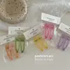 2 Paquetes de Pinzas de Pato Transparentes de Acrílico Frescas, Pinzas Laterales, Pinzas para Flequillo, Juveniles, Dulces y Versátiles Accesorios Coreanos para el Cabello