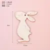 Animal Creativo DIY Madera Blanca en Blanco Hecho a Mano Virutas de Madera Virutas de Madera de Dinosaurio Juguetes de Educación Temprana para Niños Virutas de Madera para Graffiti Hechas a Mano