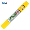 Giz Sem Pó para Professores, Quadro Negro Verde Escolar, Placa de Vidro Acrílico, Giz Branco Apagável, Quadro com Luz Fluorescente Amarela