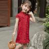 Cheongsam infantil para niña, vestido de estilo chino, nuevo verano, cheongsam para bebé