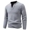 2026 nuevo suéter de punto casual de imitación de visón de dos piezas transfronterizo para hombre, suéter de moda de color block de moda para hombre