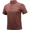 Polo Jacquard de Color Sólido de Manga Corta Verano 2025 Nuevo Transfronterizo Amazon Camiseta para Hombre de Solapa 3D Versátil Talla Grande