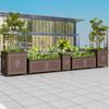 Jardineras Combinadas de Acero Inoxidable para Exterior para Divisiones de Calle Comercial, Estantes de Hierro para Flores para Oficinas de Ventas, Jardineras para Exterior