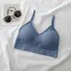 Ropa exterior tarjeta belleza sexy espalda cruzada ropa interior sujetador de estudiante sujetador de limpieza sin aro de acero pecho envuelto camisola niña