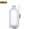 Botella de aluminio con tapa de rosca para bebidas, zumo, leche, té, botellas de vidrio transparente, subembotelladas, fabricantes al por mayor de botellas de vino de frutas