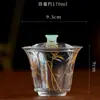 Bambu Dourado e Prateado Bule de Vidro Resistente ao Calor Xícara de Chá Conjunto de Chá Kung Fu Chinês Copo de Degustação de Chá Xícara de Chá Xícara de Feira Mar de Chá