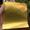 Papel Alumínio Cor Papel de Estanho Dourado Papel Alumínio Brilhante Folha de Pu'er Tuocha Laranja Pequeno Ufa Gergelim Pílulas Embalagem de Chocolate