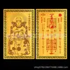 En Stock 2027 Año del Cordero Ding Wei Tai Sui Tarjeta Dorada General Cai Ming Aleación Metálica Tarjeta Venta Directa de Fábrica
