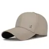 Nueva Gorra de Béisbol de Metal Estándar Estilo de Negocios para Primavera y Otoño, para Hombres de Edad Media y Mayores, para Viajes al Aire Libre, Gorra de Copa Dura Versátil