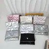 Nuevo Billetero Rosa de PU de Alta Calidad Bolsa Protectora para Identificación de Estudiante Bolsa de Cosméticos Bolsa Portátil para Niña Bolsa para Toallas Sanitarias Moderna