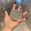 Espejo pequeño de gato de dibujos animados, espejo cosmético portátil de diamantes, espejo plegable mini de alta definición, venta directa de fábrica de comercio exterior transfronterizo