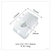 Molde gota de cristal DIY alto espelho Oval formato de coração retangular lua porta-velas molde de silicone atacado