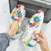Zuecos de Verano para Hombre de Talla Grande con Diseño Hueco, Zapatos de Playa con Camuflaje de Salpicaduras de Tinta, Sandalias Slip-On para Exteriores para Hombre