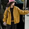 Chaqueta de cuero para niña, nuevo estilo otoño 2026, chaqueta de cuello alto moderna y genial para niños mayores, cárdigan impermeable, top de manga larga