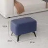 Taburete para Uso Doméstico, Lujo Ligero, Diseño Simple, Taburete Bajo para Entrada, Reposapiés Tecnológico para Cambiar Zapatos, Mesa de Café, Taburete Cuadrado, Banco para Sofá de Sala de Estar, Creativo