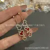 Brincos de Abóbora Qilin, Banhados a Ouro 18k, Prata Pura, com Madrepérola Branca e Ágata Vermelho-Violeta, Brincos Pendentes Qilin