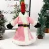 Nova Capa de Garrafa de Vinho de Natal Tricotada Chapéu de Velho Sem Rosto de Natal para Garrafa de Vinho Decoração de Manga de Vinho Tinto de Velho da Floresta Tricotado