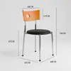 Cadeira de Jantar para Casa Usada Nórdica Moderna Celebridade da Internet Designer Berg Simples Francês Retrô Mesa e Cadeira de Jantar em Madeira Maciça