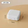 Pastillero portátil para almacenamiento semanal, sin mezcla de olores, fácil de abrir y sellar, mini pastillero con siete compartimentos separados para llevar medicamentos