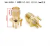 Conector de antena RF SMA com pino deslocado, pino reto, pino dobrado, rosca externa RF, pino com furo interno, conector SMA-KWE/KHD