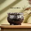 Grupo vaso de flor de carne crua cerâmica household grés pote de cerâmica pote de cerâmica de diâmetro grande prato de flor verde liquidação especial atacado