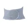 Faja lumbar cálida de imitación de carbón de bambú para otoño e invierno, transpirable y cómoda, con forro polar y correas, protector lumbar a prueba de frío para el trabajo y los deportes