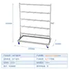 Carrinho para Material Pendurado Antiestático Rack de Material SMT Carrinho de Armazenamento para Máquina Pick and Place Carrinho de Bandeja de Material Carrinho Giratório de PCB de Aço Inoxidável Rack com Ganchos
