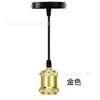 Luminária Pendente Retrô Loja de Roupas Loft Café Bar Iluminação Base de Rosca E27 Suporte para Lâmpada Acessórios Luminária Pendente de Cabeça Única