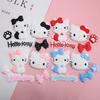 Kk Pajarita de Gato Gato Pvc Pegamento Suave Accesorios DIY Funda para Teléfono Móvil Bolso Zapatos Pegamento Crema Horquilla Vaso Termo Accesorios