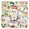 50 Pegatinas de Gato Marioneta Gato Lindo Dibujo Animado de Gato Gato Brador Gato Lindo Impermeables Decorativas Pegatinas para Teléfono Móvil