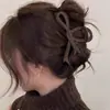 Clip de Pinza Grande Marrón Sentido Femenino Parte Posterior de la Cabeza Disco Cabello Pinza Tiburón Volumen del Cabello Múltiples Pasadores Elegante Pasador Tocado