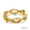 Anillo de mujer de gran venta en Europa y América, de nicho, de alta calidad, versátil, con combinación de diversidad geométrica, anillo de dedo índice de acero de titanio de moda.