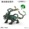 Simulação Transfronteiriça Mito Ocidental Modelo Warcraft Hipocampo Boneco de Neve Tigre Dentes-de-sabre de Gelo Monstro Lobisomem Decoração Enfeites Brinquedo