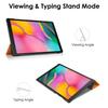 Para Samsung TAB S2 T810 T815 capa protetora de painel plano tri-fold Custer 9.7 polegadas capa de couro com hibernação