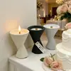 Portavelas Perfumado de Cemento de Alta Gama Nafos Factory Decoración de Ambiente para Dormitorio Velas de Cera de Soja Hechas a Mano Aromaterapia