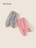 Envío Gratis Ropa Infantil Otoño e Invierno Pantalones Casuales para Niñas Pantalones Largos Estilosos de Conejito de Dibujos Animados para Niñas Pantalones Deportivos Gruesos con Forro de Felpa
