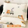 Fundas de almohada especiales para niños de algodón puro, un par de fundas de almohada de algodón de 30x50, fundas de almohada individuales de dibujos animados de 40x60
