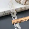 Accesorios Versátiles de Encaje Cinta Coreana Hilo Dorado Encaje Bordado Soluble en Agua Ropa Qipao Hanfu Accesorios Lolita