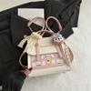 Mochila Nueva de Verano 2025 para Estudiantes Linda para Mujer Estilo Coreano Combinable Simple Popular Moda Bolso de Viaje Bolso para Mujer