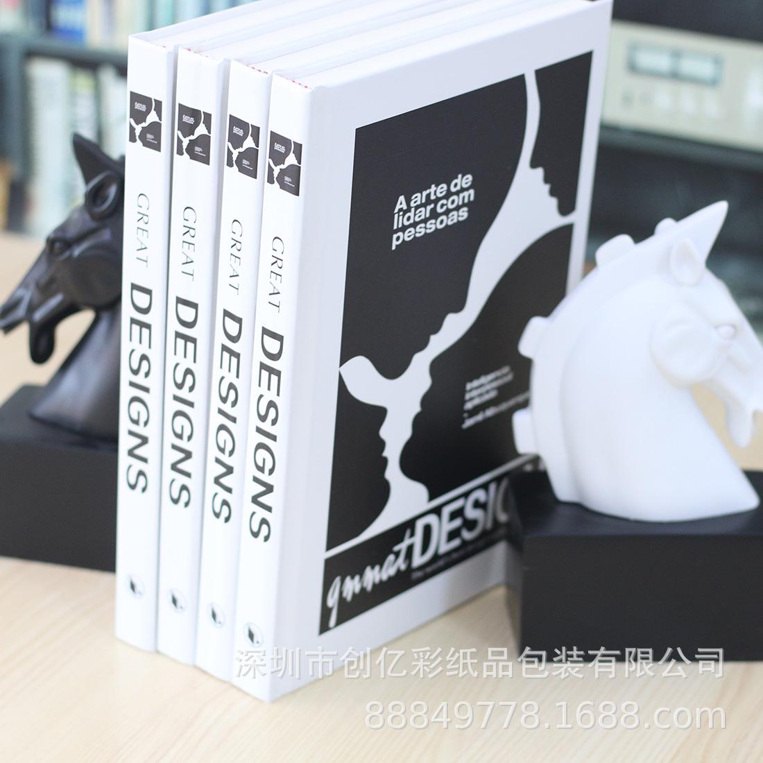 样板房装饰书摄影道具书仿真书翻页摆件书