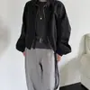 En stock: Nuevo abrigo corto de gabardina de estilo coreano para otoño de 2026, de nicho, cuello alto, holgado, color liso, versátil, de alta gama, para mujer