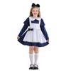 Ropa Infantil Europea y Americana 2026 Disfraz Azul de Sirvienta Alice Vestido de Princesa Estilo Pastoral para Niñas Vestido de Granja Disfraz de Actuación